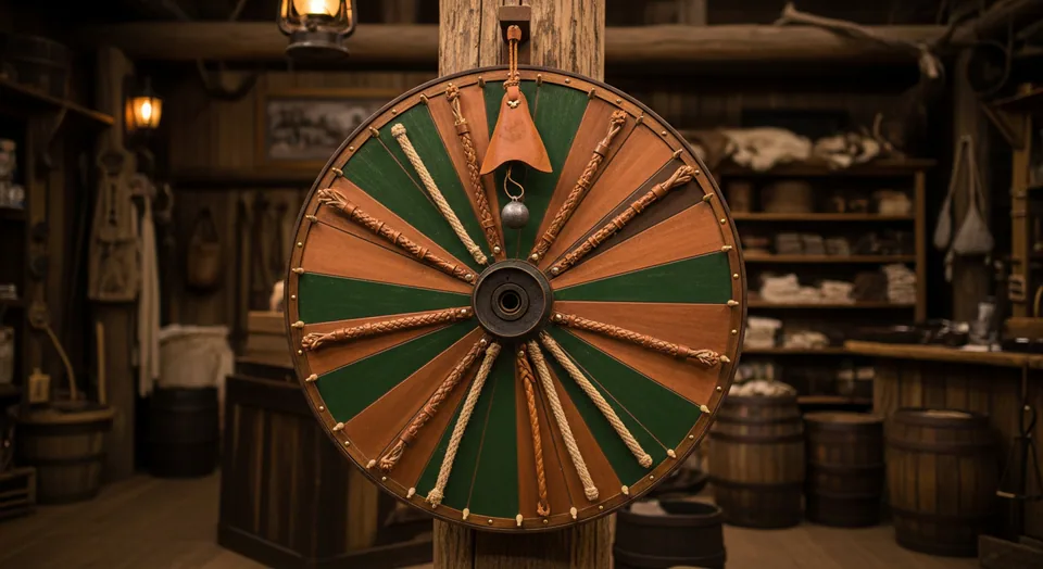 Trading Post Wheel — frontier wheel of fortune game